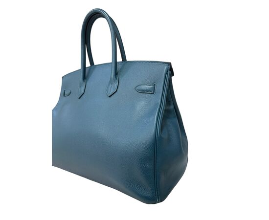 Hermès Birkin 35 Epsom Bleu De Galice