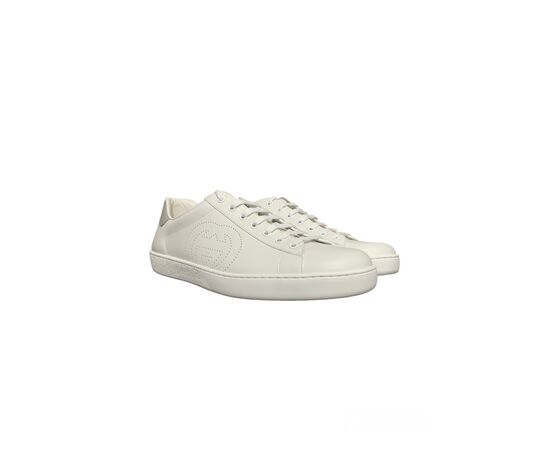 Gucci Sneakers Ace Perforated Bianca