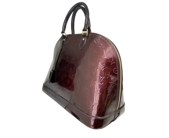 Louis Vuitton Alma GM Vernice Amaranto