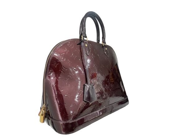 Louis Vuitton Alma GM Vernice Amaranto