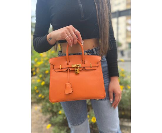 Hermès Birkin 25 Epsom Feu