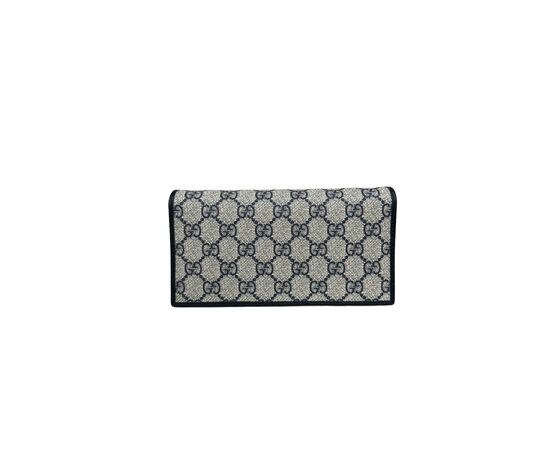 Gucci Wallet On Chain Horsebit 1955 GG Blu