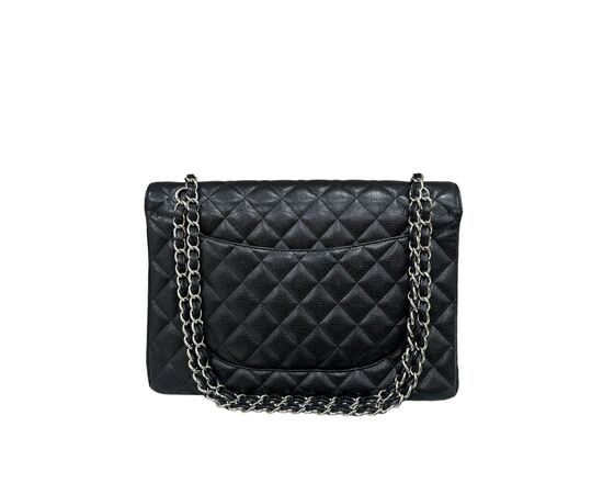 Chanel Maxi Jumbo Caviar Nera