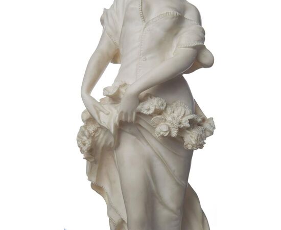 Gorgeous &quot;Primavera&quot; marble statue     