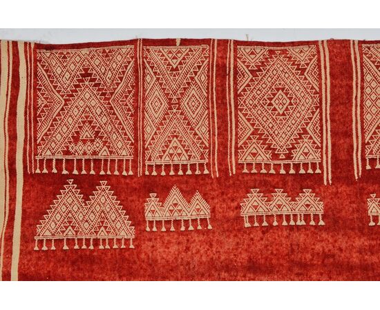 Antico tappeto- tessuto Tunisino OUEDZEM - FS/3