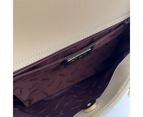 YVES SAINT LAURENT Borsa a Mano Vintage in Tela Col. - M