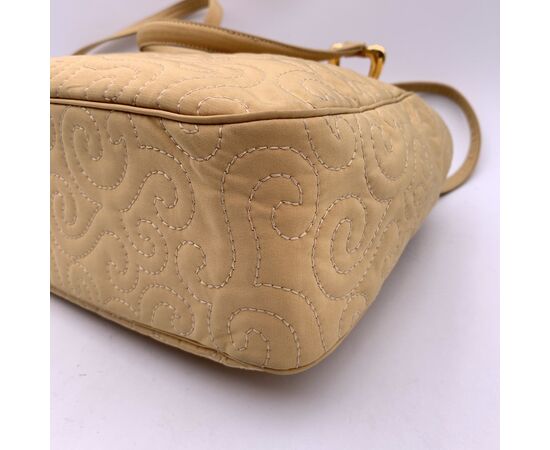 YVES SAINT LAURENT Borsa a Mano Vintage in Tela Col. - M