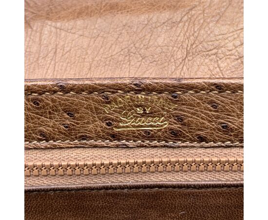 GUCCI Borsa a Mano Vintage in Pelle Col. Marrone n.a. M