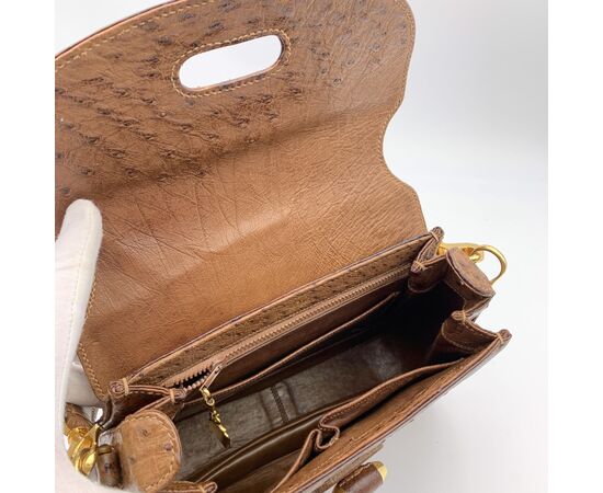 GUCCI Borsa a Mano Vintage in Pelle Col. Marrone n.a. M