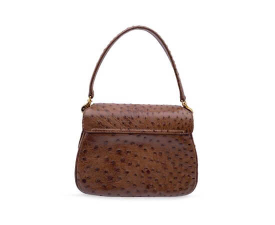 GUCCI Borsa a Mano Vintage in Pelle Col. Marrone n.a. M