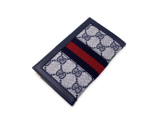 GUCCI Accessorio Vintage in Tela Col. Blu n.a. S