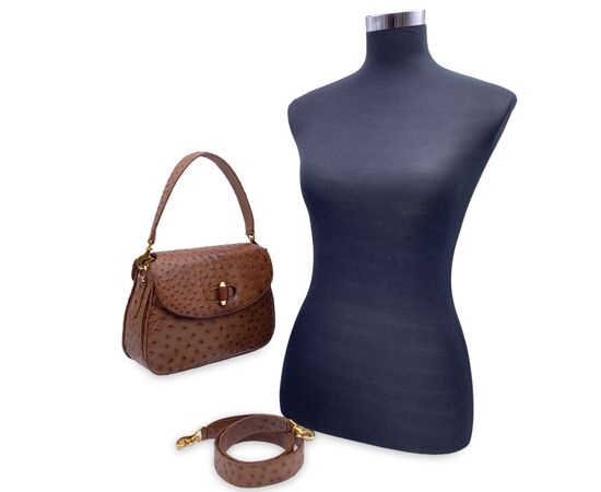 GUCCI Borsa a Mano Vintage in Pelle Col. Marrone n.a. M