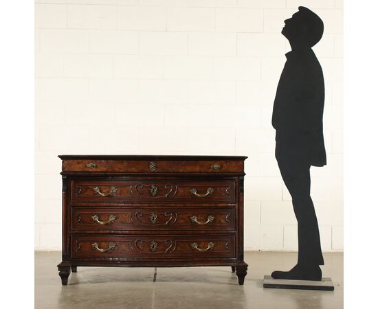 Lombard Baroque chest of drawers     