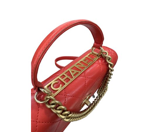 Chanel Trendy CC Top Handle Rossa