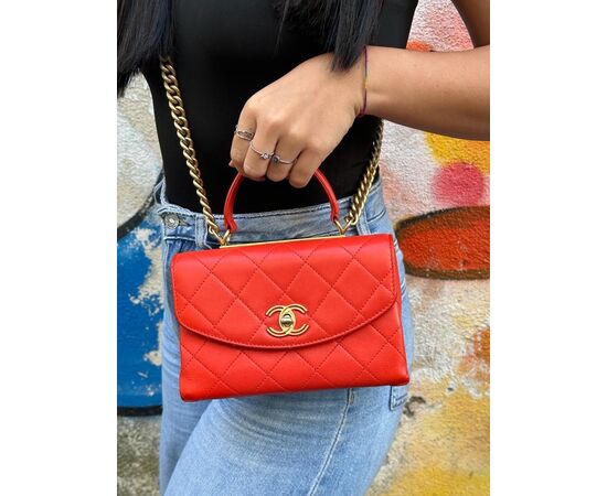 Chanel Trendy CC Top Handle Rossa