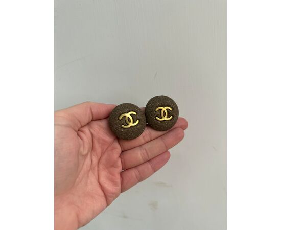 Chanel Orecchini Stone Clip