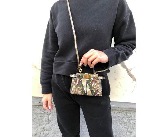 Fendi Peekaboo IseeU Micro Multicolor