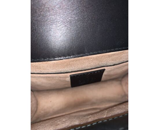 Gucci Sylvie Mini Flap Chain Pelle Nera