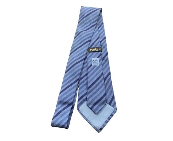 Hermès Cravatta Blu