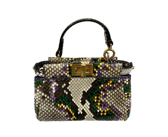 Fendi Peekaboo IseeU Micro Multicolor