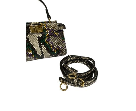 Fendi Peekaboo IseeU Micro Multicolor