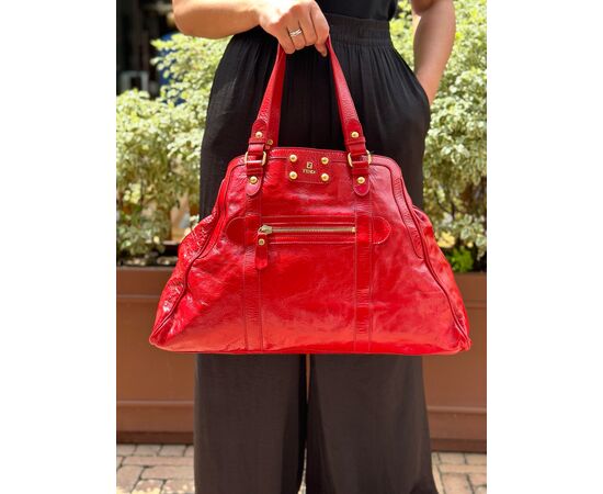 Fendi Tote Rossa Vernice