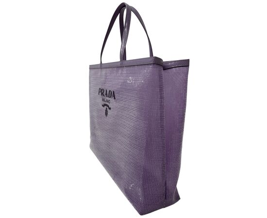 Prada Shopper Paillettes Lilla