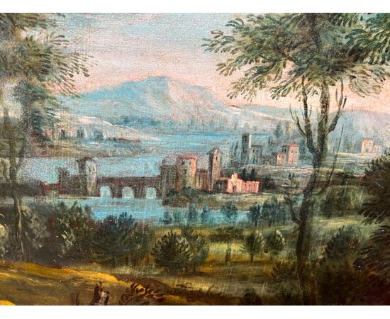 Coppia dipinti Tomaso Porta - 1686 - 1766