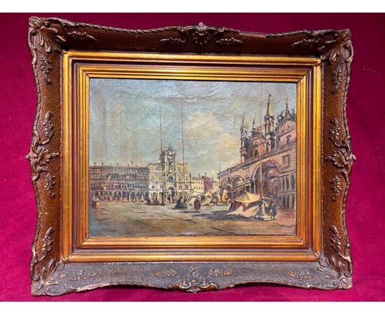 Coppia dipinti. “ Venezia “ sec . XIX’