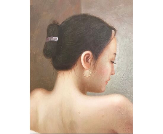 Dipinto nudo “Geisha” Giapponese” epoca 900’