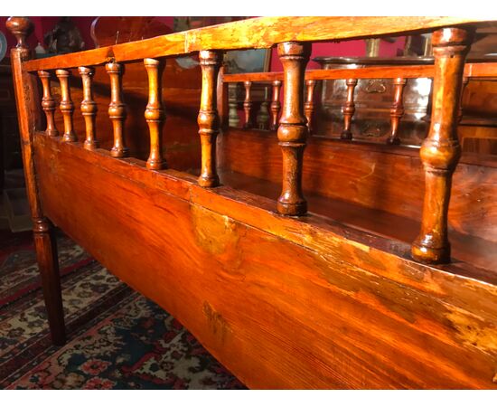 Very rare Venetian bed - belonging to the Gritti family -     