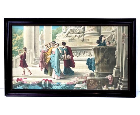 Scene di antica Roma - oleografie su tela
