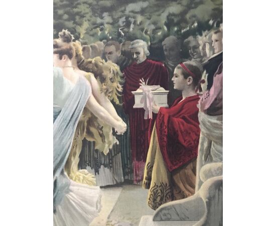 Scene di antica Roma - oleografie su tela