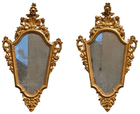 Coppia di specchiere toscane del XVIII secolo