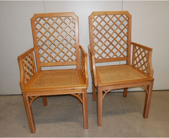 Pair of &quot;Vintage&quot; colonial style armchairs     