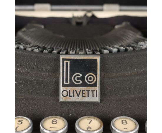 Macchina Vintage da Scrivere Ico Olivetti Anni 30-40