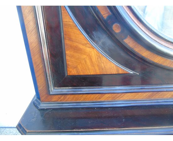 Trumeau in legno ebanizzato specchio basculante 1860 Luigi Filippo piemontese
