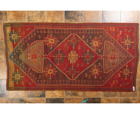 Antique KAZAK carpet - (n.248).     