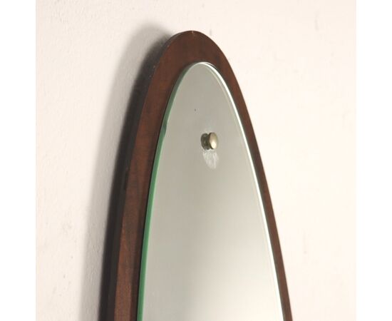 Specchio Ovale Vintage Anni 60