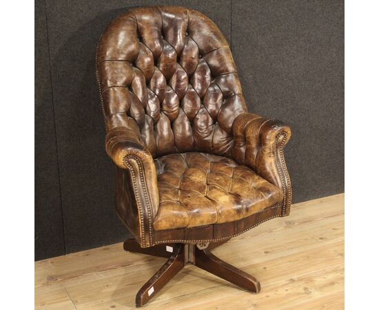 30's Leather Armchair