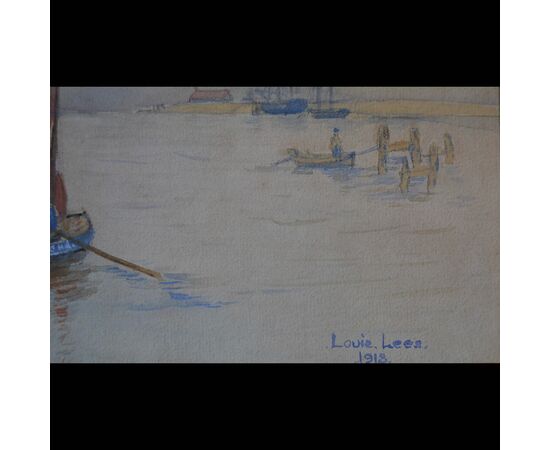 Louir Lees 1913 Aquerello su carta