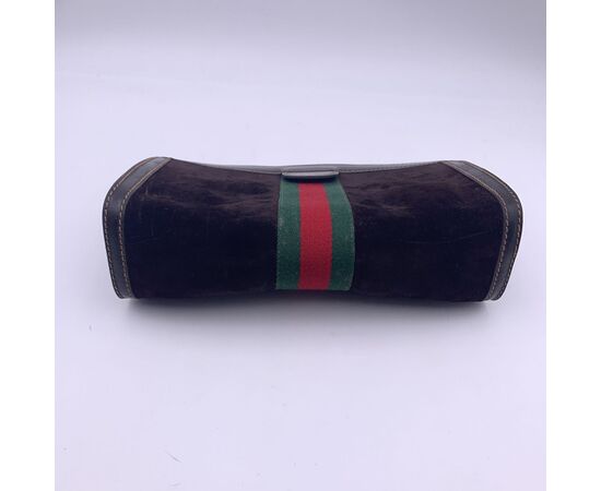 GUCCI Pochette Vintage in Camoscio Col. Marrone n.a. M