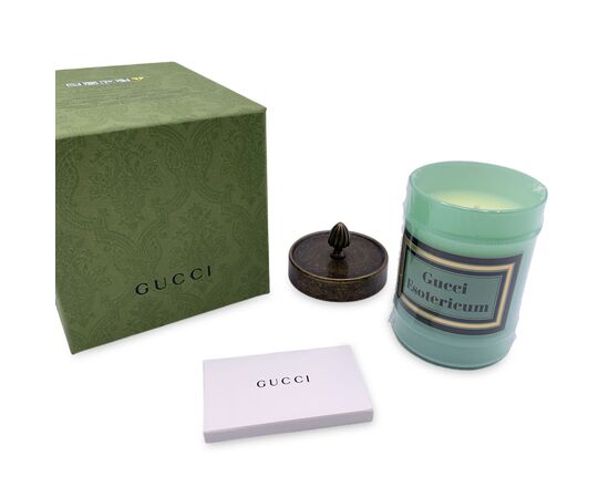 GUCCI Accessorio Home Decor in Vetro Col. Verde Esotericum M