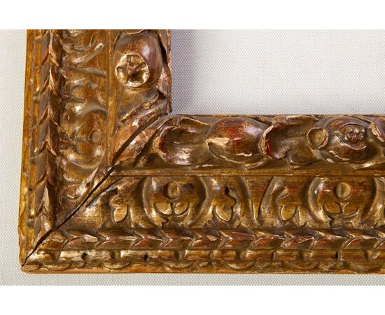 Large gilded wood frame with pomegranates - O / 5734.     