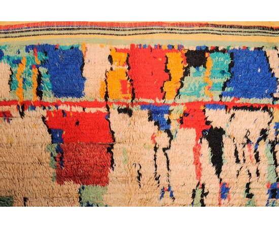 Primitivo  piccolo tappeto AZILAL (Marocco) da collezione (n.106 CP)