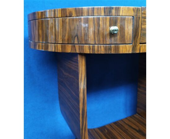 Art Deco style dressing table in mahogany briar - France 20th century     