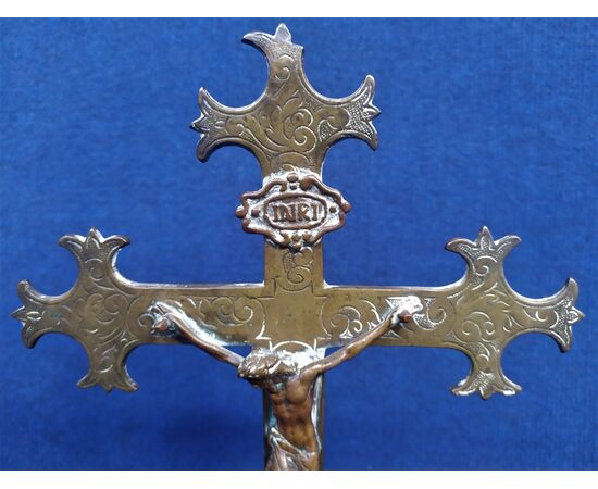 Crocefisso in bronzo - cm 52 h - Italia fine XVIII sec.