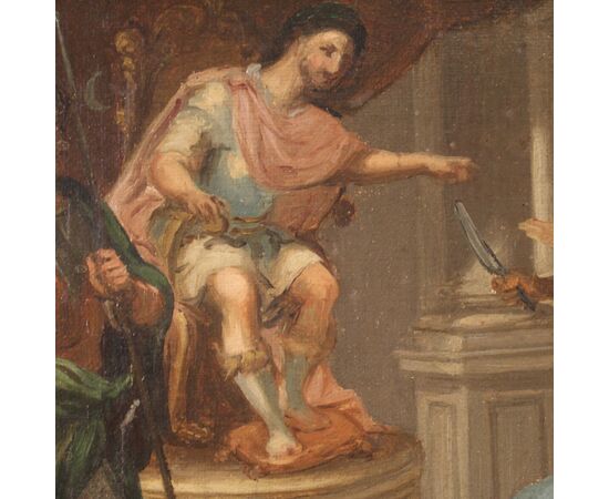Dipinto italiano Martirio di San Bartolomeo del XVIII secolo