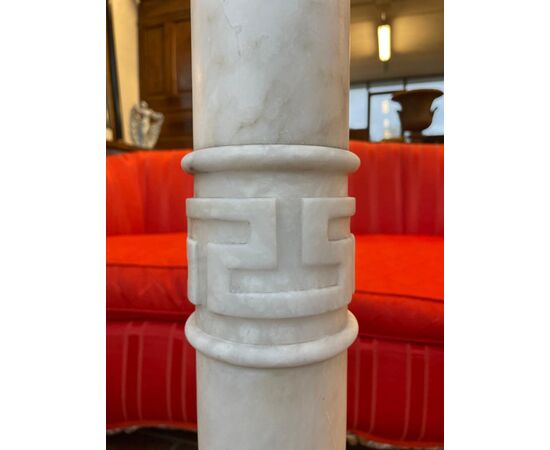 Coppia di colonne in alabastro Napoleone III 