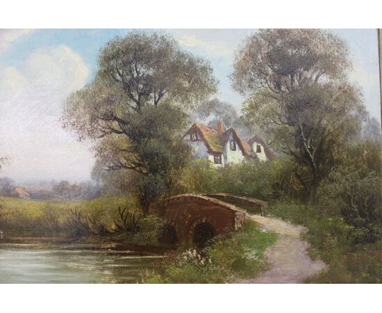 Flemish countryside, 19th century     